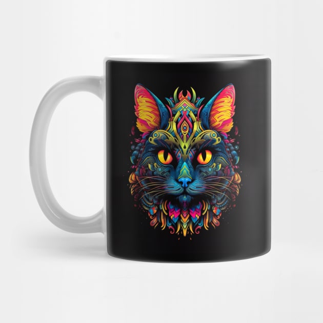 Regal Trippy Cat by Owndigiart